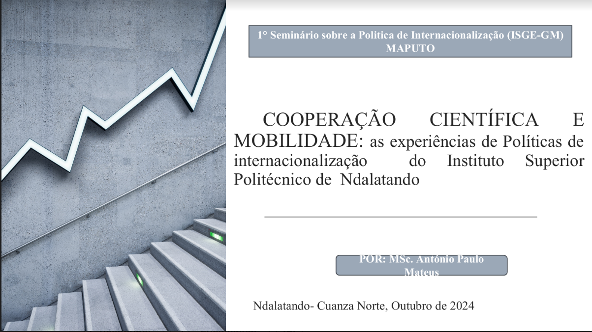 Primeiro Seminário sobre Internacionalização da Ciência